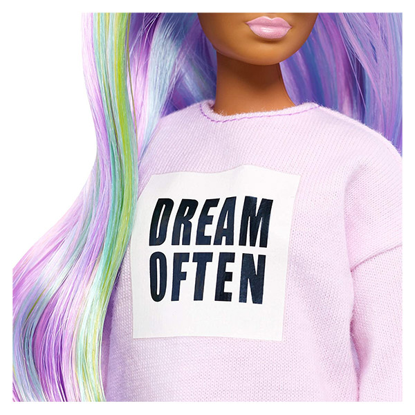 Barbie Fashionistas #136 Sweatshirt Dress And Accessories (ghw52