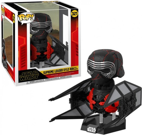Funko Pop! Deluxe: Star Wars Ep 9 - Supreme Leader Kylo Ren In The Whisper #321 Bobble-Head Vinyl Figure