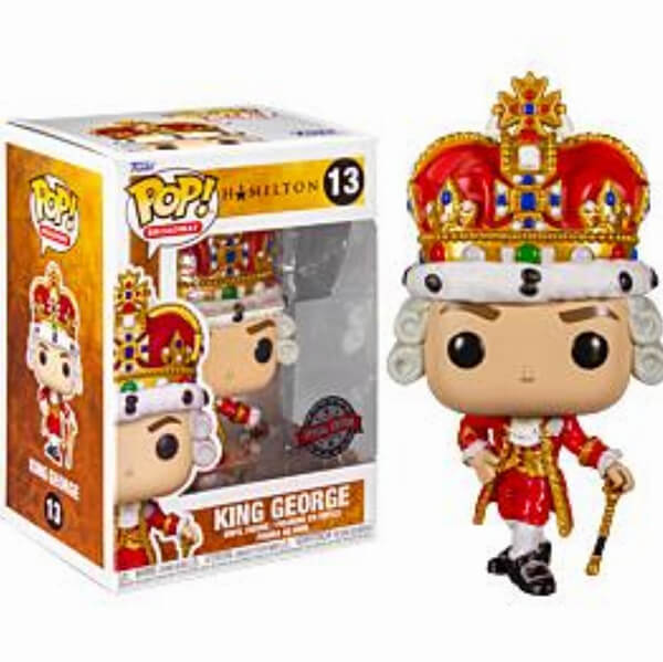Funko POP Broadway Hamilton King George Vinyl Figure 3.75