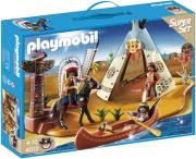 playmobil 4012 superset native american camp indianoi me skini photo