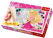trefl puzzle 30pcs barbie photo