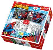 trefl puzzle color spiderman photo