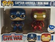 pop marvel civil war captain america iron man 2 pack 2 photo