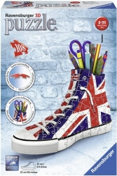 ravensburger pazl 3d sneaker uk flag photo