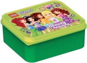 lego lunch box friends bright green photo