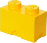 lego storage brick 2 yellow photo