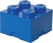 lego storage brick 4 medium blue photo