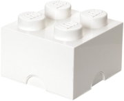 lego storage brick 4 white photo