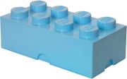 lego storage brick 8 light blue photo
