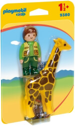 playmobil 9380 fylakas zoologikoy kipoy me kamilopardali photo