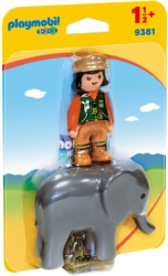 playmobil 9381 fylakas zoologikoy kipoy me elefanta photo