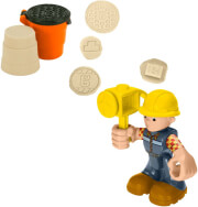 fisher price bob the builder woodworker bob action figure includes moldable playsand dyt91 photo