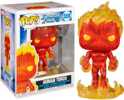 funko pop marvel fantastic four human torch 559 bobble head vinyl figure photo