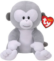 as ty baby pookie gray white monkey 23cm 1607 82016 photo