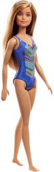 mattel barbie doll beach blue swimsuitt fjd97 photo