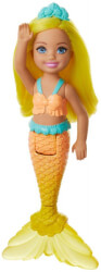 mattel barbie dreamtopia chelsea mermaids doll with blonde hair 13cm photo