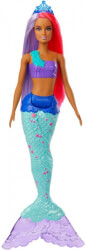 mattel barbie dreamtopia pink and purple hair mermaid doll gjk09 photo