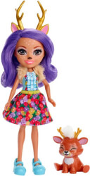 mattel enchantimals mini doll danessa deer sprint fxm75 photo