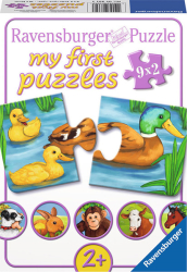 pazl 2x9pz my first puzzles adorable animals photo