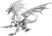metal earthiconx silver dragon photo