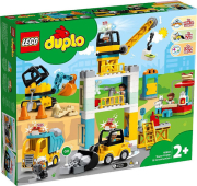 lego duplo 10933 tower crane construction photo