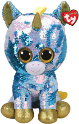 flippables pixie sequin white unicorn plush 40cm 1607 36761 photo