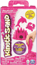 kinetic sand neon pink basic sand 8oz box 6033332pink photo