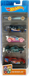 hot wheels hw design lab set of 5 gtn34 photo