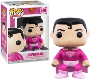 funko pop heroes dc superman breast cancer awareness pink 349 photo