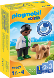 playmobil 70407 ktiniatros me skylaki photo