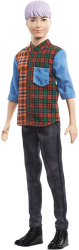 mattel barbie ken doll fashionistas 154 sculpted purple hair doll gyb05 photo