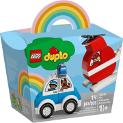 lego duplo 10957 fire helicopter police car photo