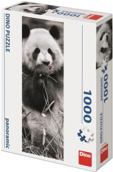 pazl 1000pz panoramic panda photo