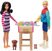barbie mini playset with pet accessories and working foosball table night theme grg77 photo barbie mini playset with pet accessories and working foosball table night theme grg77 photo