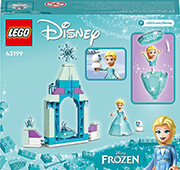 lego disney 43199 elsas castle courtyard photo