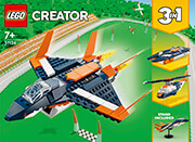 lego creator 31126 supersonic jet photo