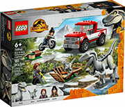 lego jurassic world 76946 blue beta velociraptor capture photo