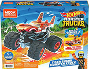 mattel mega hot wheels monster trucks building sets tiger shark monster truck gvm26 photo