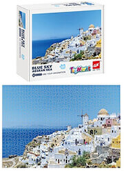 pazl 1000 tem aigaio pelagos blue sky 25x20x5cm photo