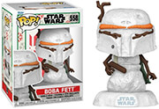 funko pop disney star wars holiday boba fett snwmn 558 bobble head vinyl figure photo