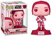 funko pop disney star wars valentines s3 rey 588 bobble head vinyl figure photo