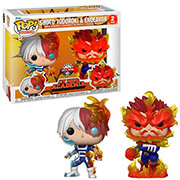 funko pop 2 pack animation my hero academia s9 shoto todoroki endeavor vinyl figure photo