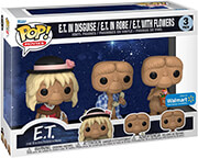 funko pop 3 pack movies et et in disguise et in robe et with flowers vinyl figures photo