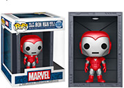 funko pop deluxe marvel hall of armor iron man model 8 silver centurion mettalic 1038 photo