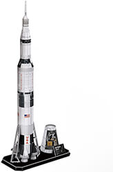 pazl 3d 136pz apollo saturn v rocket photo