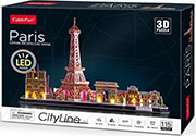 pazl paris with led light inside photo