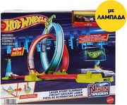 hotwheels pista neon speeders