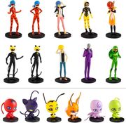 pmi miraculous pencil toppers 8 pack deluxe box including 2 rare characters random photo