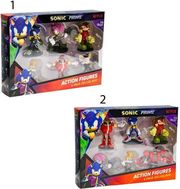 pmi sonic prime 6 pack deluxe box s1 action figures 75cm random son6070 photo
