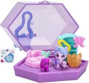 hasbro my little pony mini world magic izzy moonbow crystal keychain photo